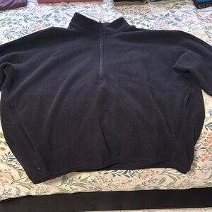 Lululemon Athletica Black Zip Up Sweater